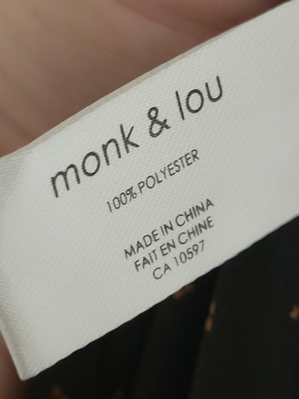 Monk & Lou Black Shift Dress - Heart Print (Size S) - Picture 6 of 7